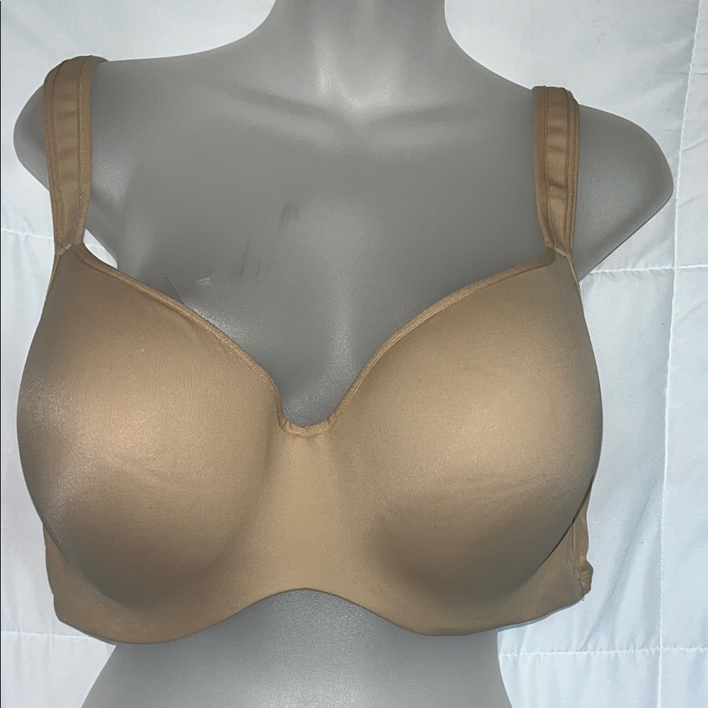 Cacique Nude Balconette Bra 42dd Underwire Plus Size Supportive Lingerie